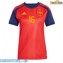 Camisa de time de futebol Espanha Rodri Hernandez #16 Replicas 1º Equipamento Feminina Mundo 2026 Manga Curta